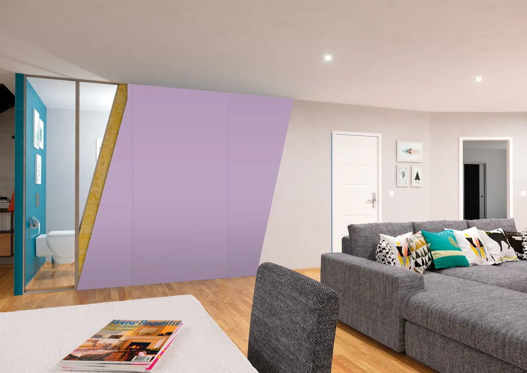 Sala construida con Plaka Anti-moho